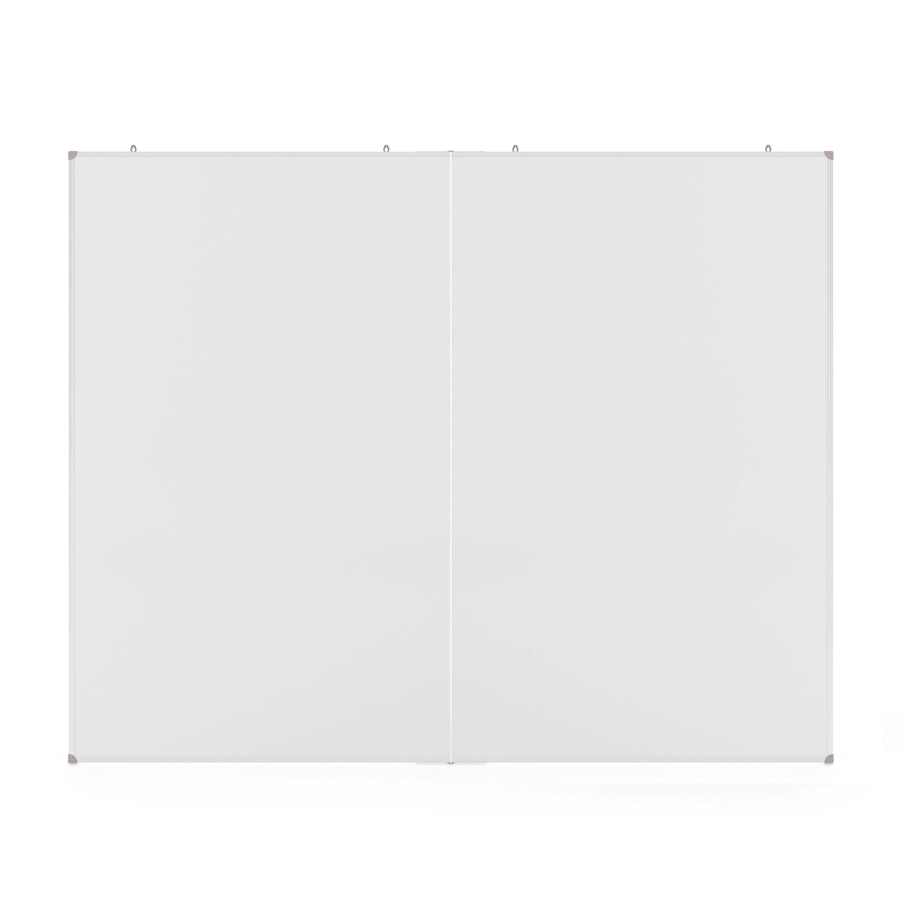 Alt View 8. Emma + Oliver - Magnetic Dry Erase Board for Wall with Tray and Aluminum Frame - White.
