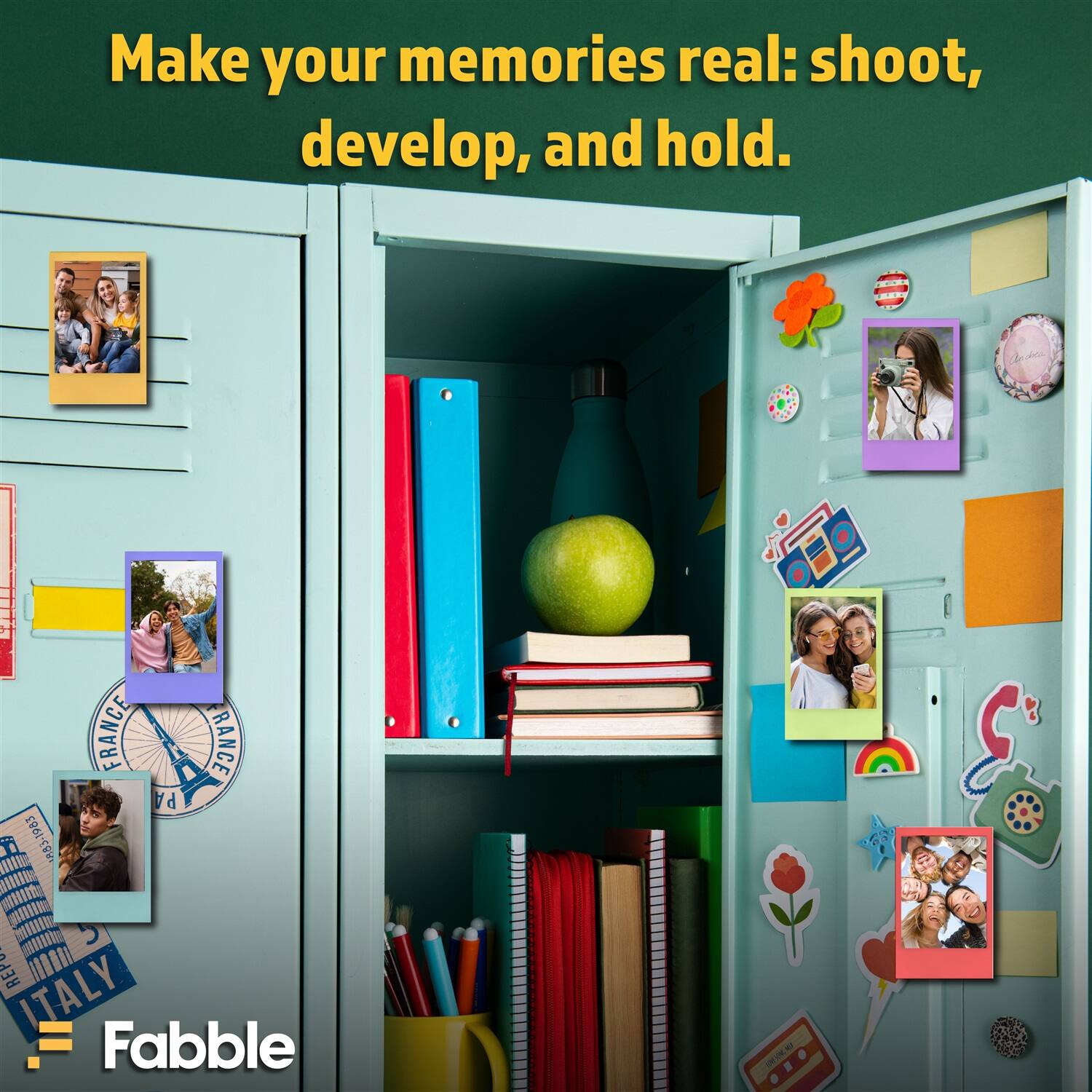 Make your memories real: shoot, develop, and hold.

83-1983 2983 6 FRANCE PARIS REP ITALY

Fabble