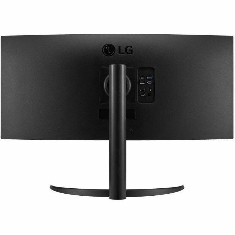 Alt View 4. LG - LG 34BR55QC-B 34" Class UWQHD Curved Screen LCD Monitor - 21:9 - Textured Black - TAA Compliant - 34" Viewable - Black.