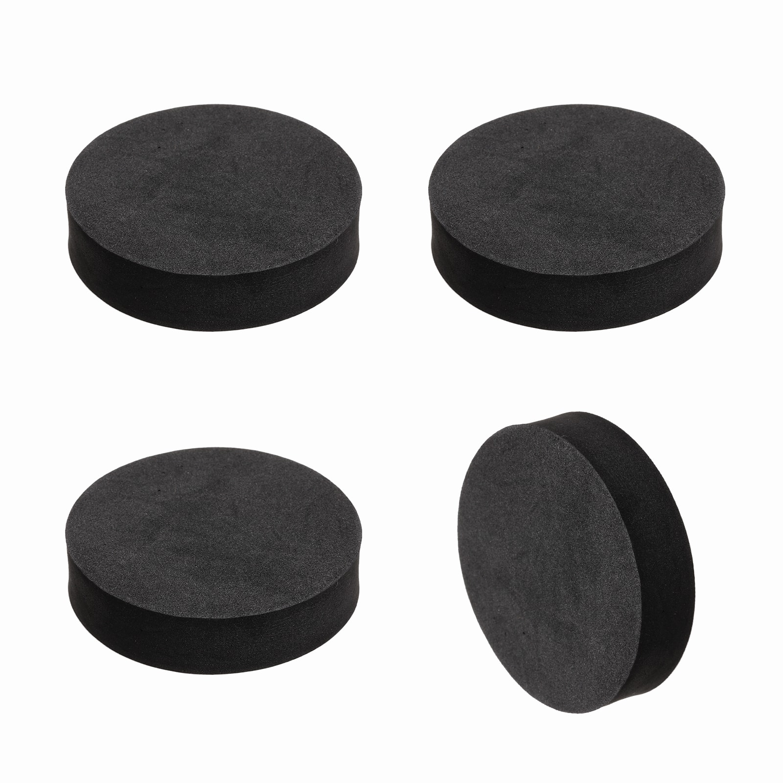 Unique Bargains - Single Sided Speaker Isolation Pads 65x16mm Round EVA Acoustic Foam Anti-Vibration Feet for Speaker Subwoofer, 4pcs - Black price history on PriceWatchPro