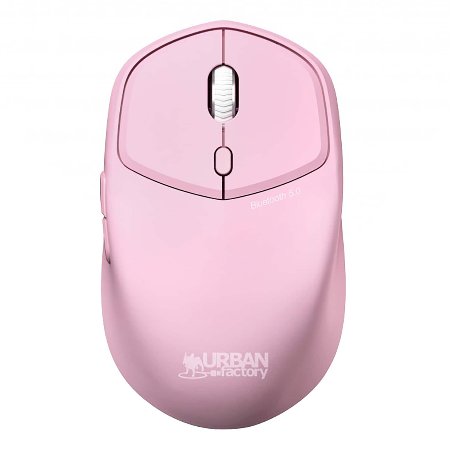 Urban Factory - ONLEE COLOR Wireless 1600 DPI Ambidextrous Mouse, 6 Buttons, Bluetooth - Wireless - Light Pink