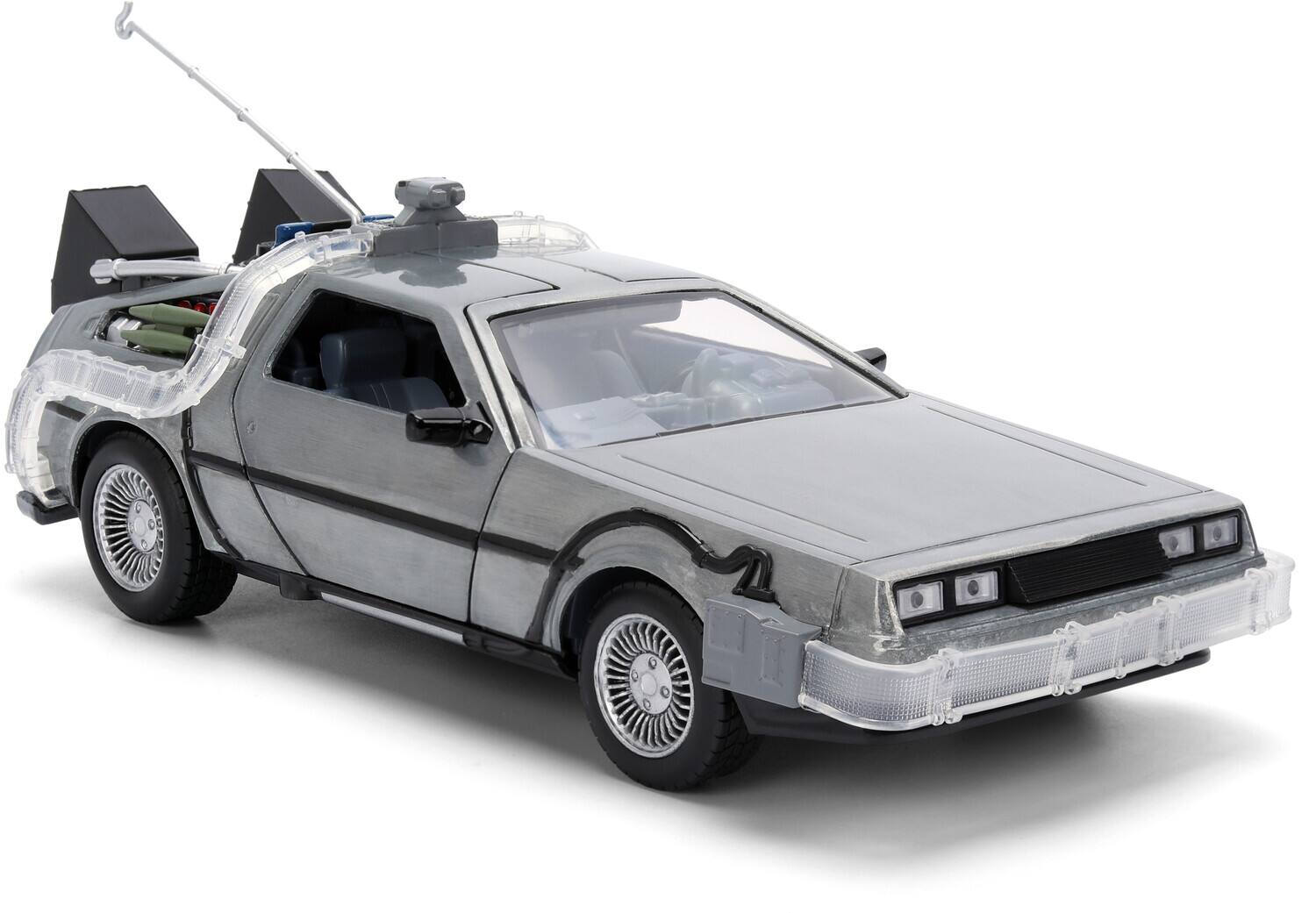 Alt View 4. Jada Toys - Back to the Future 40th Anniversary Hollywood Rides 1/24 Scale Model Car   - Collectibles - Multicolor.