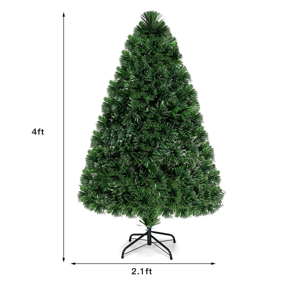 The text on the image reads "4ft 2.1ft," which means that the tree is 4 feet tall and 2.1 feet wide.