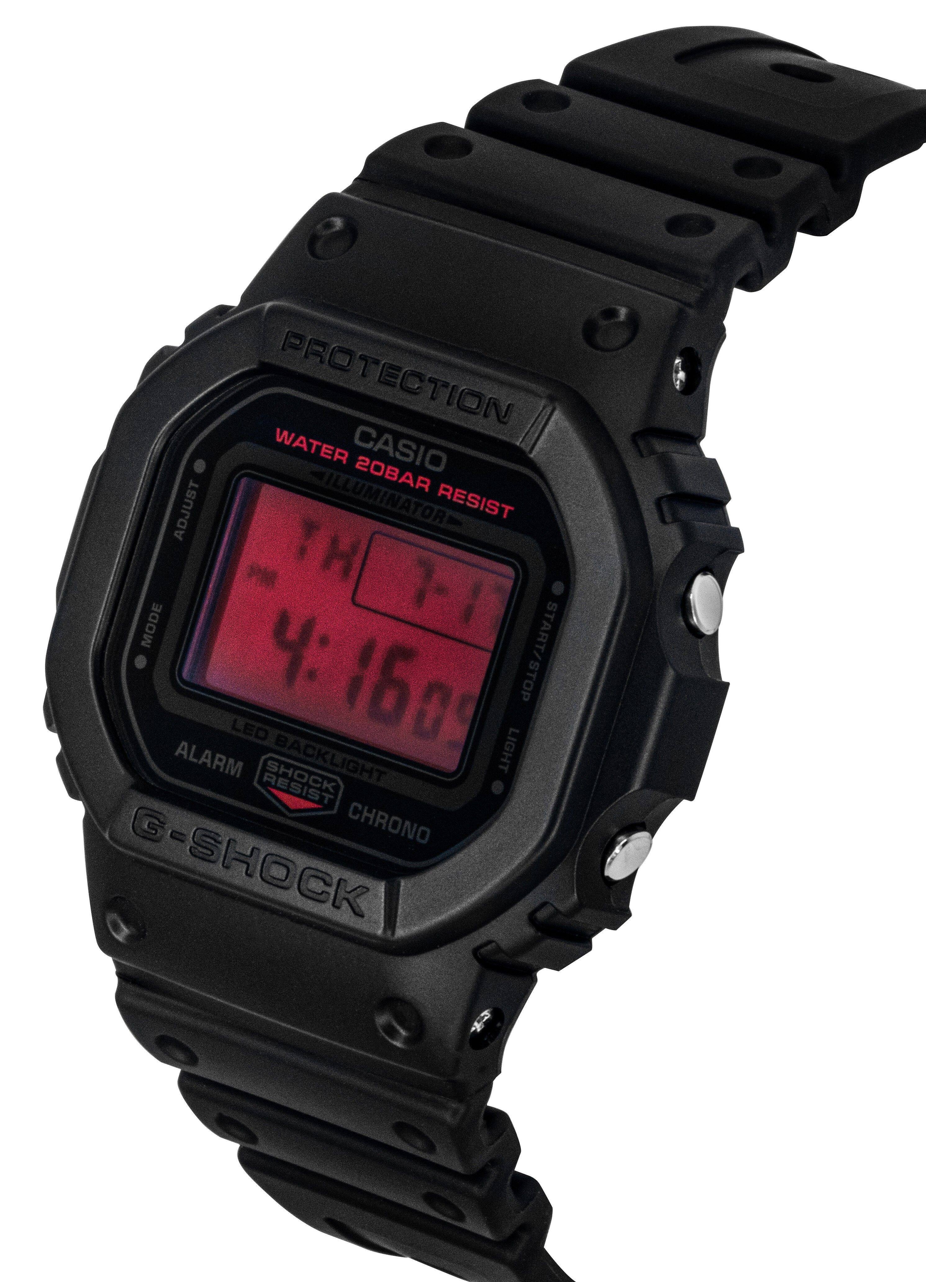Casio G SHOCK Origin Digital Quartz DW 5600BBR 1 Mens Watch 200M