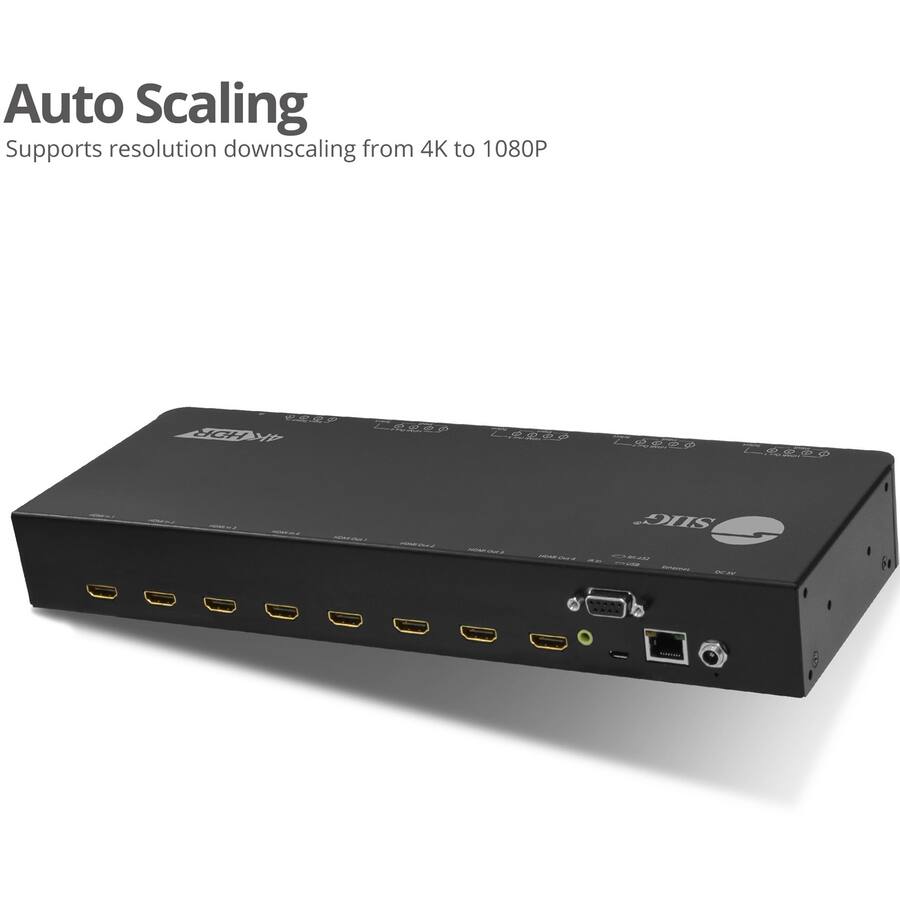 Auto Scaling  
Supports resolution downscaling from 4K to 1080P  
HDR  
our & Values  
SIIG meme oard CRA-POL - your Expered beav.
