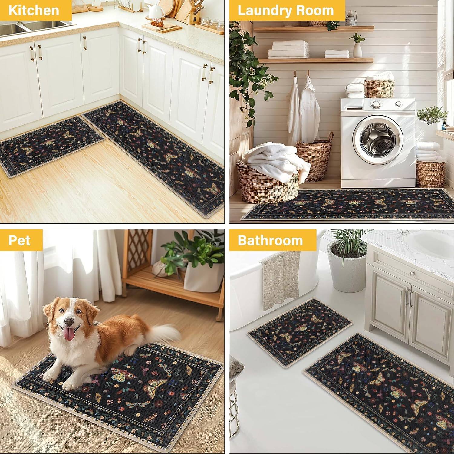 Kitchen  
Laundry Room  
Pet  
Bathroom