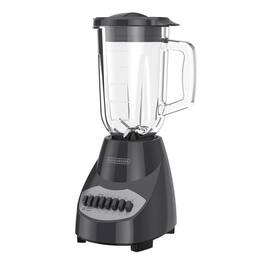 Black+Decker - Aluminum Blender 6 cups 10 speed - Gray