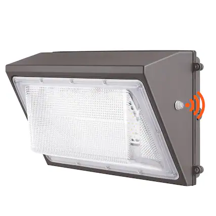 Front. VEVOR - LED Wall Pack Lights, 120W 11000LM, 5000K Commercial Outdoor Lights Security Lighting Fixture - Grey.
