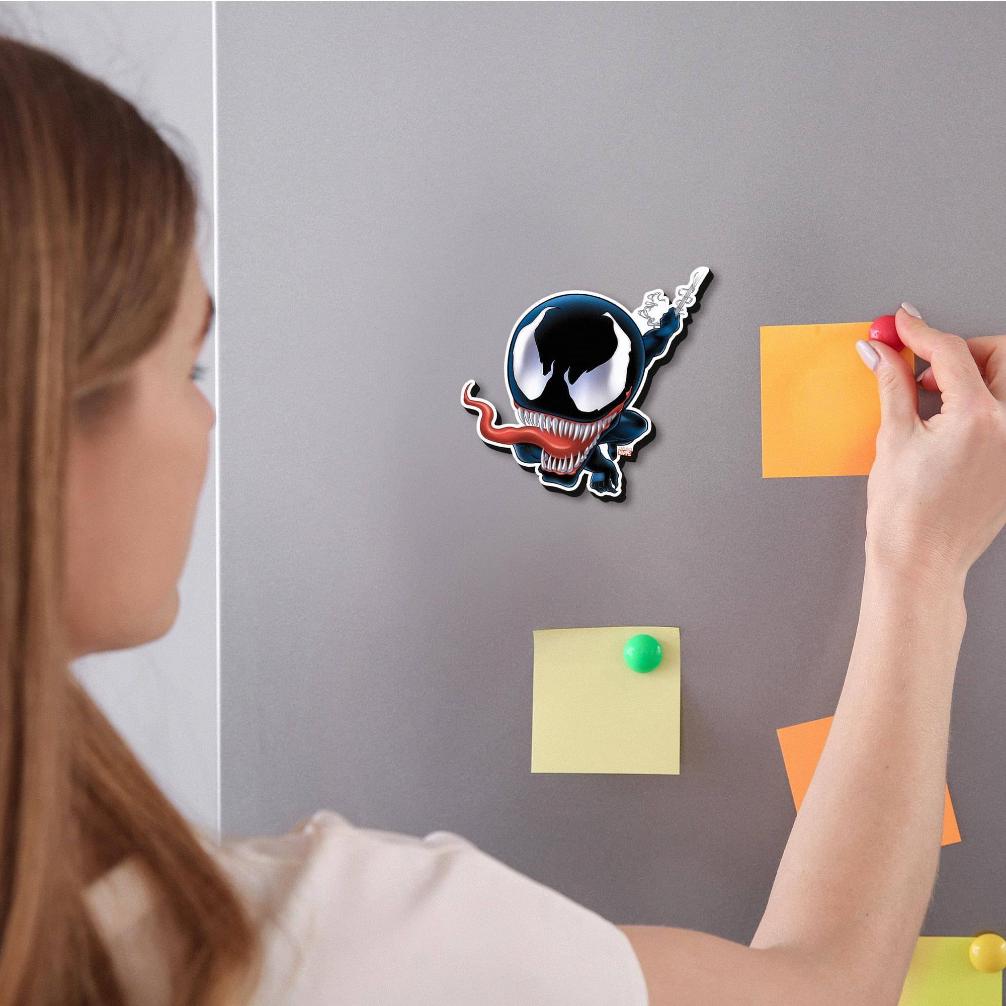Alt View 1. Marvel - Marvel Venom Chibi Funky Chunky Magnet - Multi-Colored.