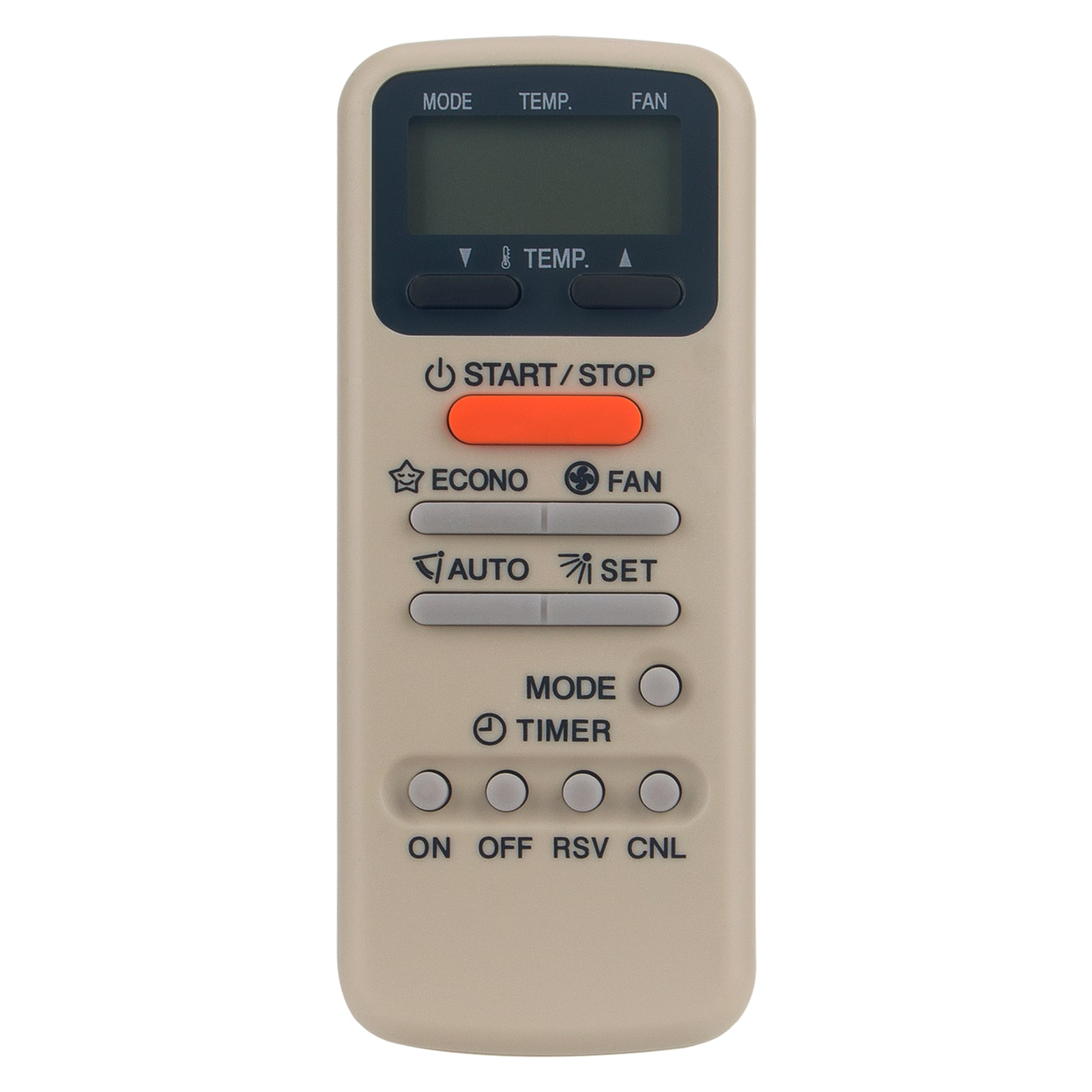 Photos - Remote control Toshiba VINABTY - Replaced  WH-E1NE WC-E1NE Fits for  RAS-07EKH RAS-09EKH RAS-09EAH RAS-07EAH - Black 