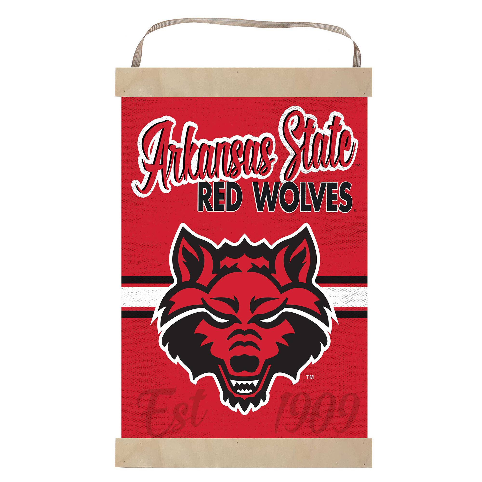 Arkansas State  
RED WOLVES  
Est 1909