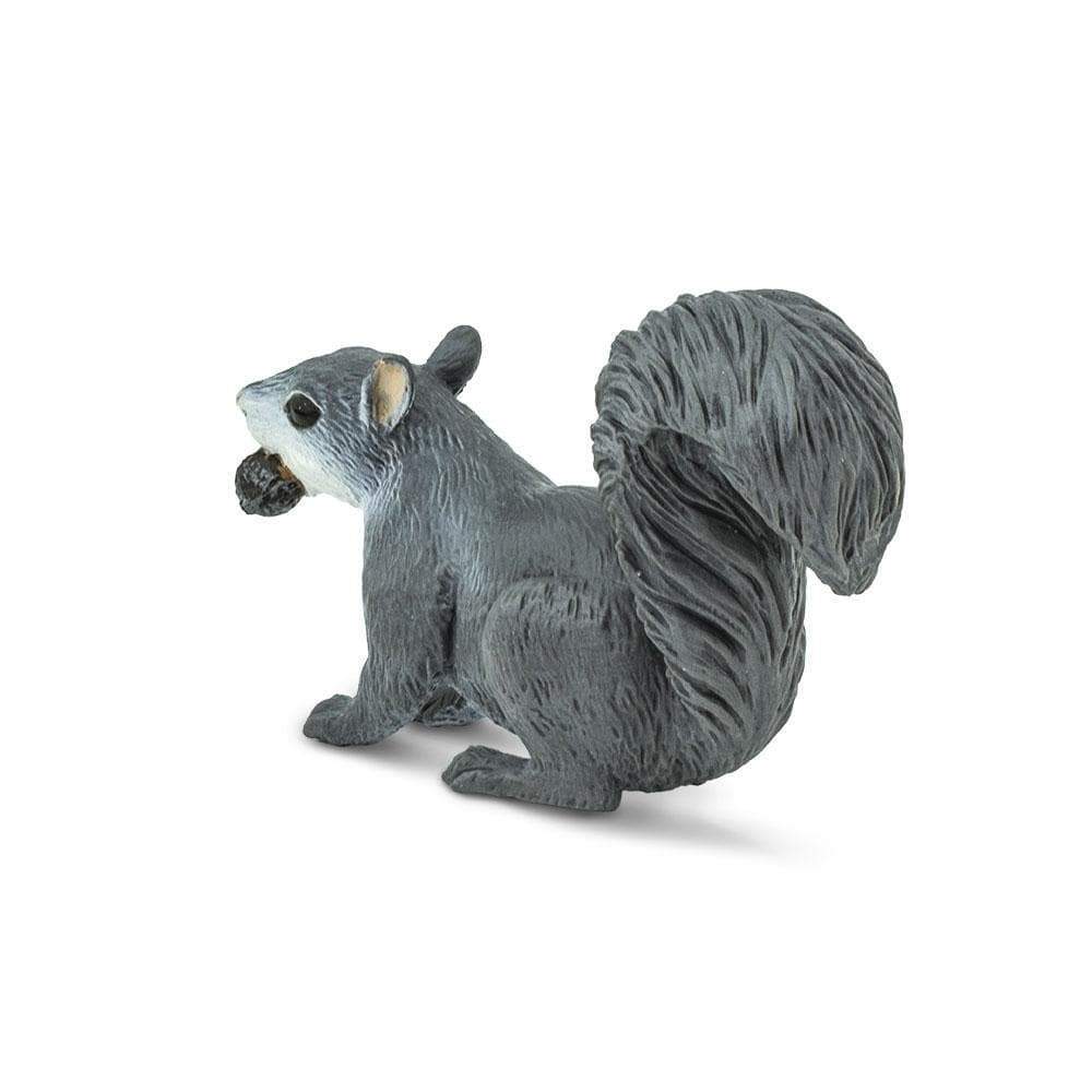 Back. Safari Ltd. - Gray Squirrel Toy Figurine.