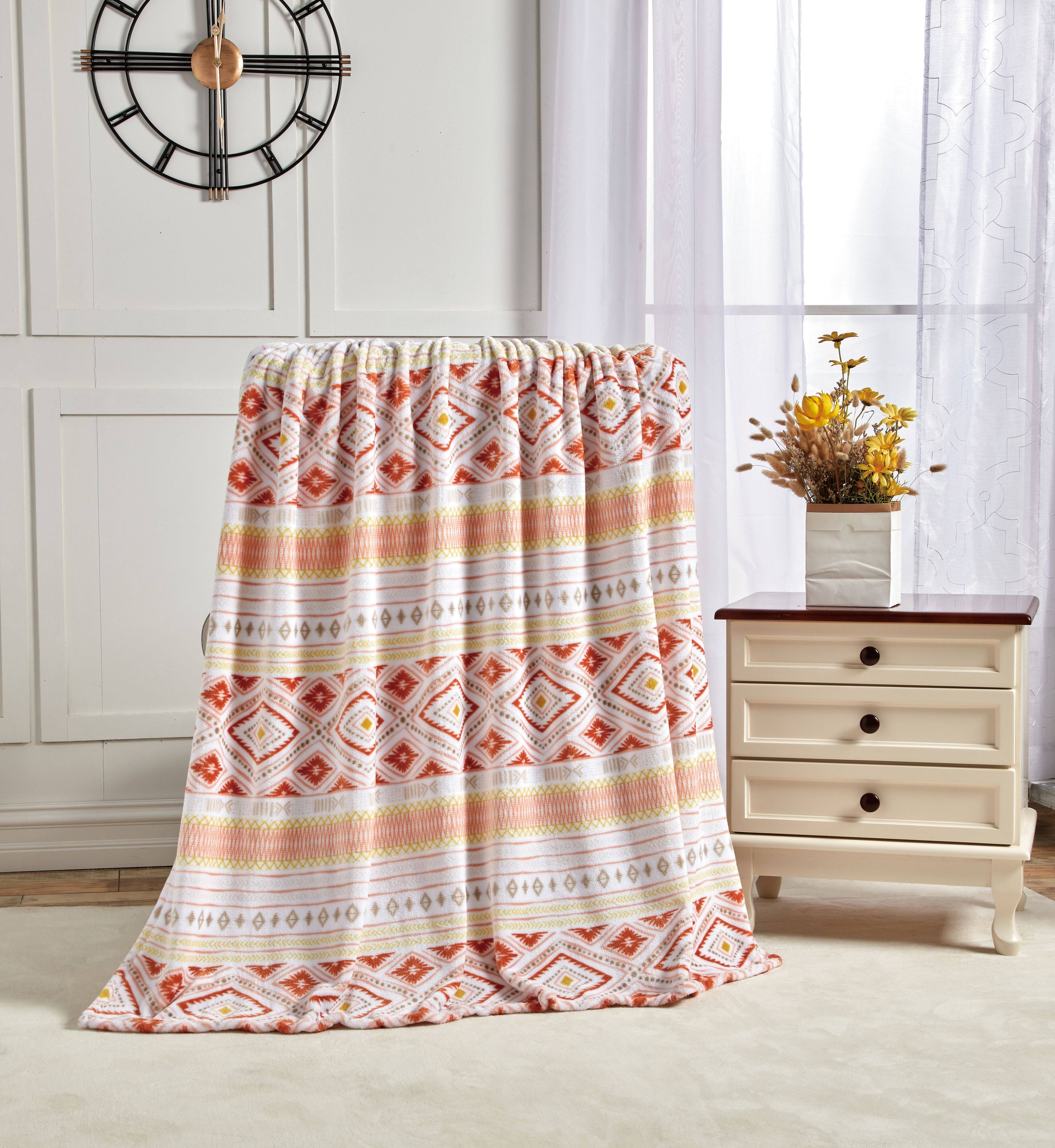 Angle. Noble House - Noble House Extra Heavy and Plush Oversized Throw Blanket - Idris 50" x 70" - Idris.