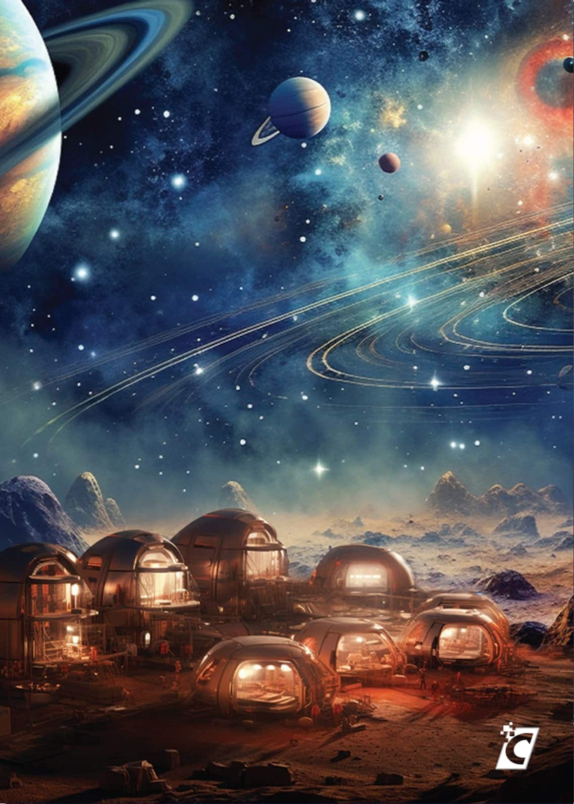 Alt View 8. Cardsmiths - Space: Galactic Edition Trading Card Mega Box.