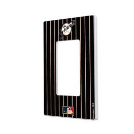 Keyscaper - San Francisco Giants 1958-1967 Cooperstown Pinstripe Single Rocker Light Switch Plate - Multicolor
