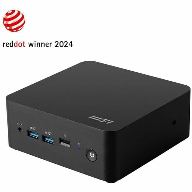 MSI - Cubi NUC 13MQG 223US Mini PC , Intel Core i7-1365U VPRO Enterprise, 32GB 1TB W11P - Mini Yet Powerful The Cubi NUC - Black