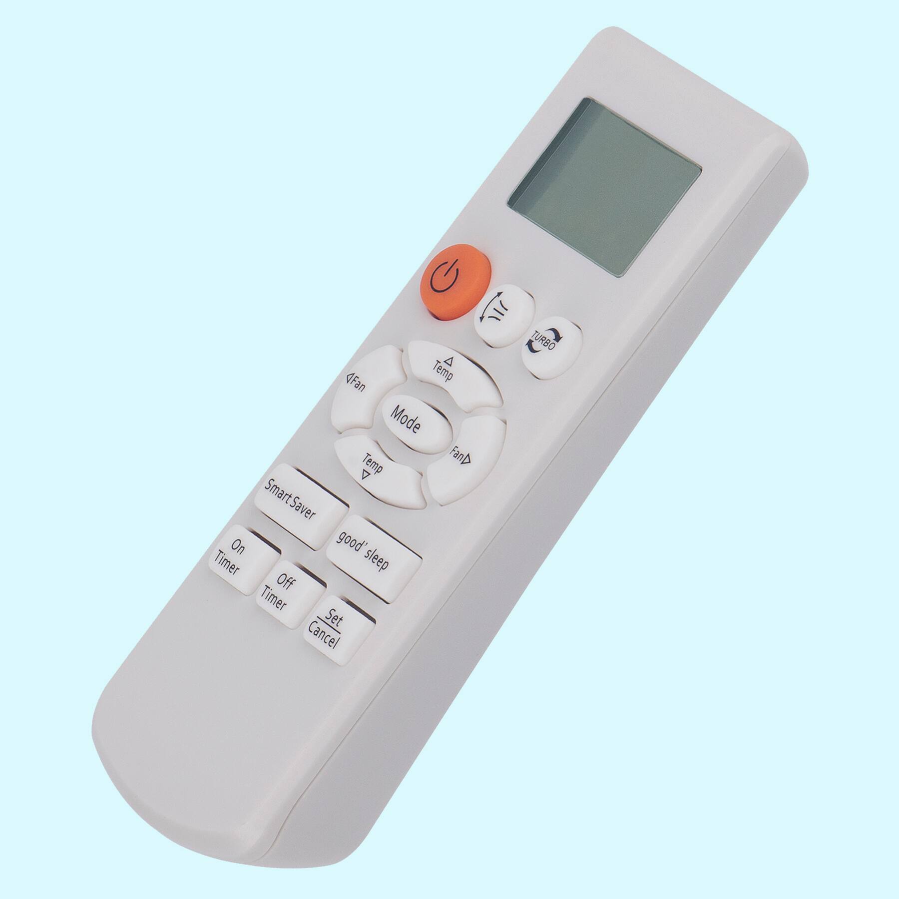 G A 4  
Fan Temp Mode Temp FanD 7  
SmartSaver On  
good sleep  
Timer sleep Off Timer Set Cancel  
TURBO