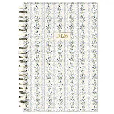 Front. Blue Sky - 2026 Blue Sky The Everygirl Meena 5" x 8" Calendar Year Weekly & Monthly Planner, Plastic Cover, Multicolored (156264) - Multicolored.