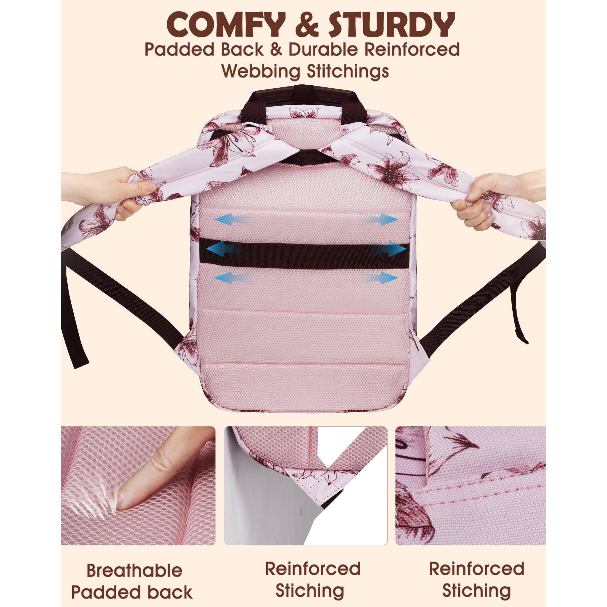 COMFY & STURDY  
Padded Back & Durable Reinforced Webbing Stitchings  

Breathable Padded Back  
Reinforced Stitching  
Reinforced Stitching