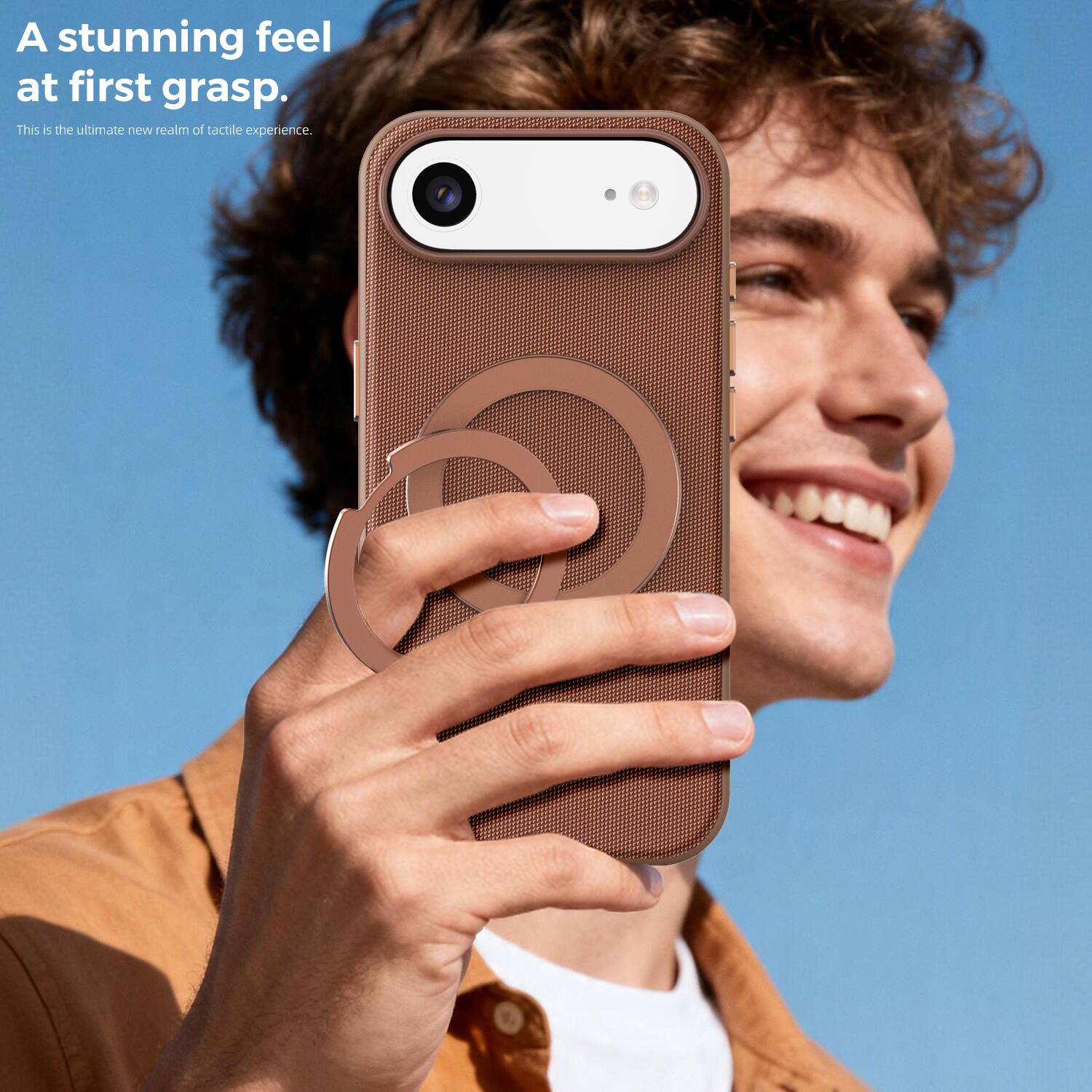 A stunning feel at first grasp.  
This is the ultimate new realm of tactile experience.