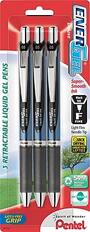 Deluxe ENERGEL
3 RETRACTABLE GEL PENS
Super-Smooth Ink
Light Flex Needle Tip
F (Fine)
Quick Drying
Great for Lefties
Latex-Free Grip
54% Recycled Plastic
Black Ink
Spirits of Wonder
Pentel