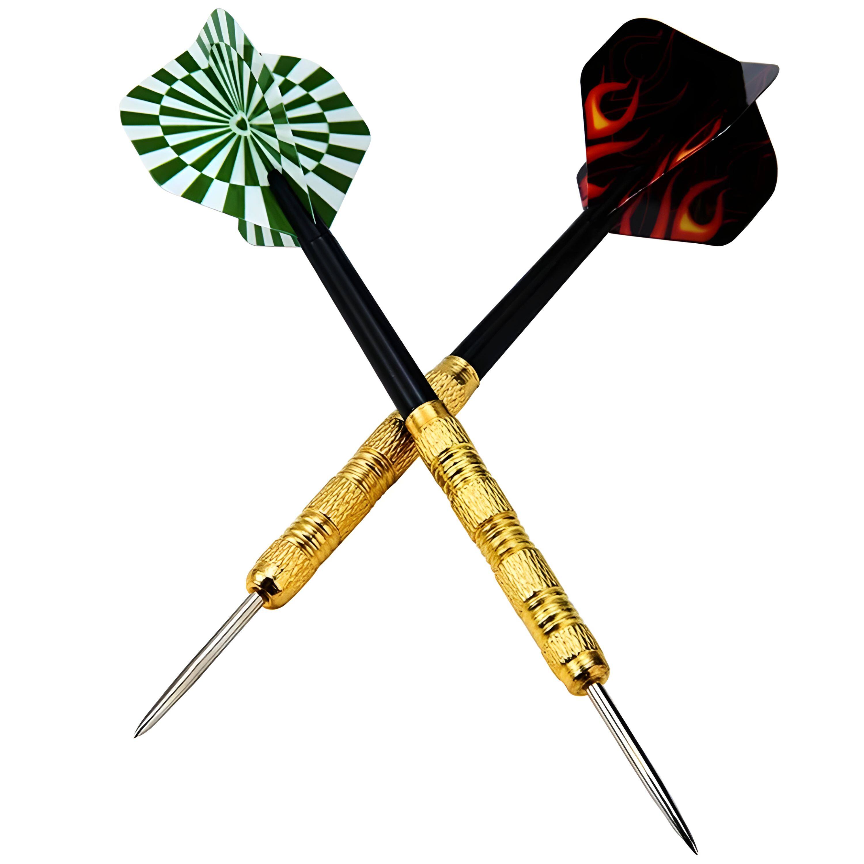 Alt View 1. Kitcheniva - Steel Tip Professional Darts Slim Barrel Dart Flights 15Pcs - Multicolor.