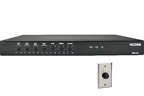Valcom - SM120 Clarity Shelf-Mount Amplifier 120W - Multicolor