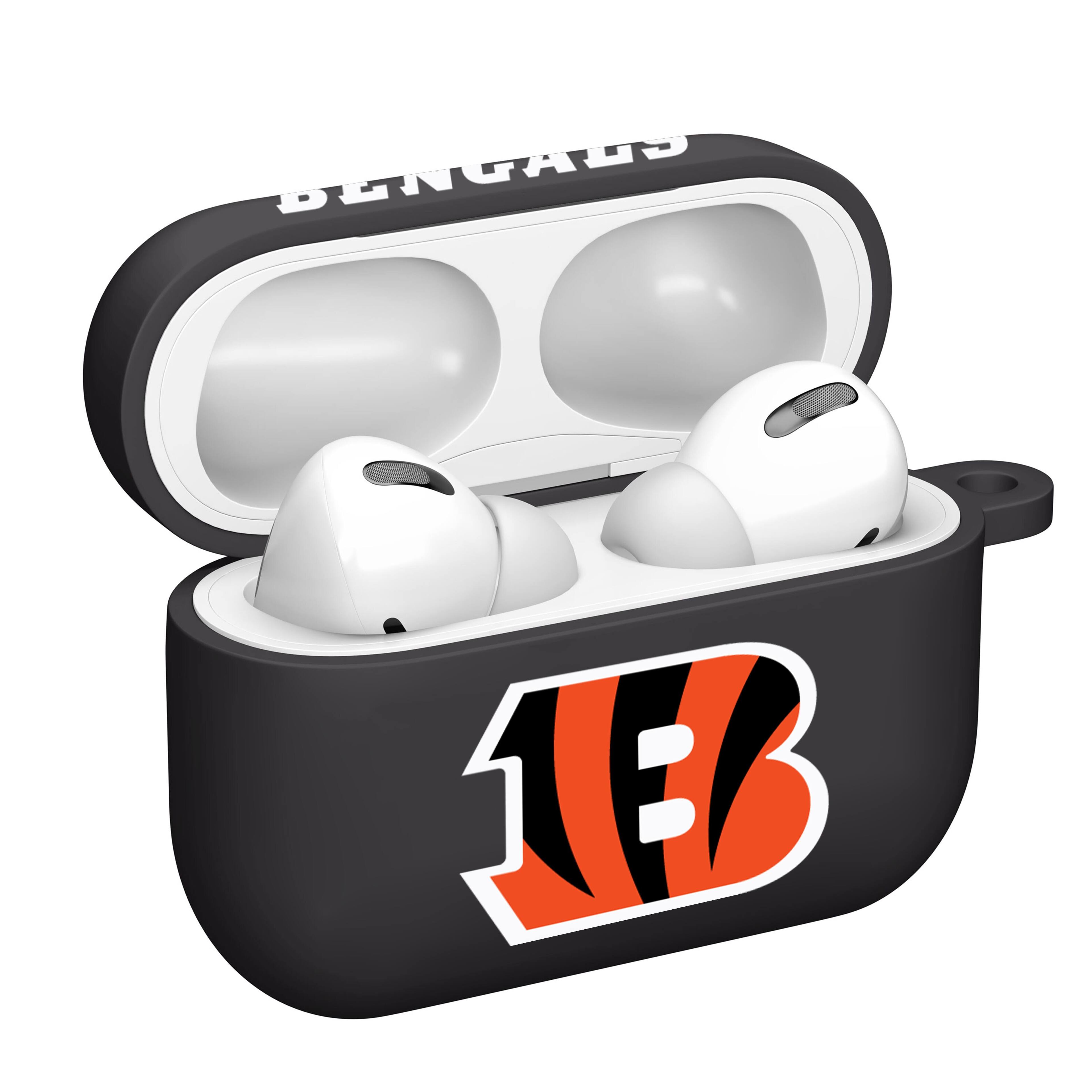 Artinian Cincinnati Bengals AirPods Pro Silicone Case Cover Black