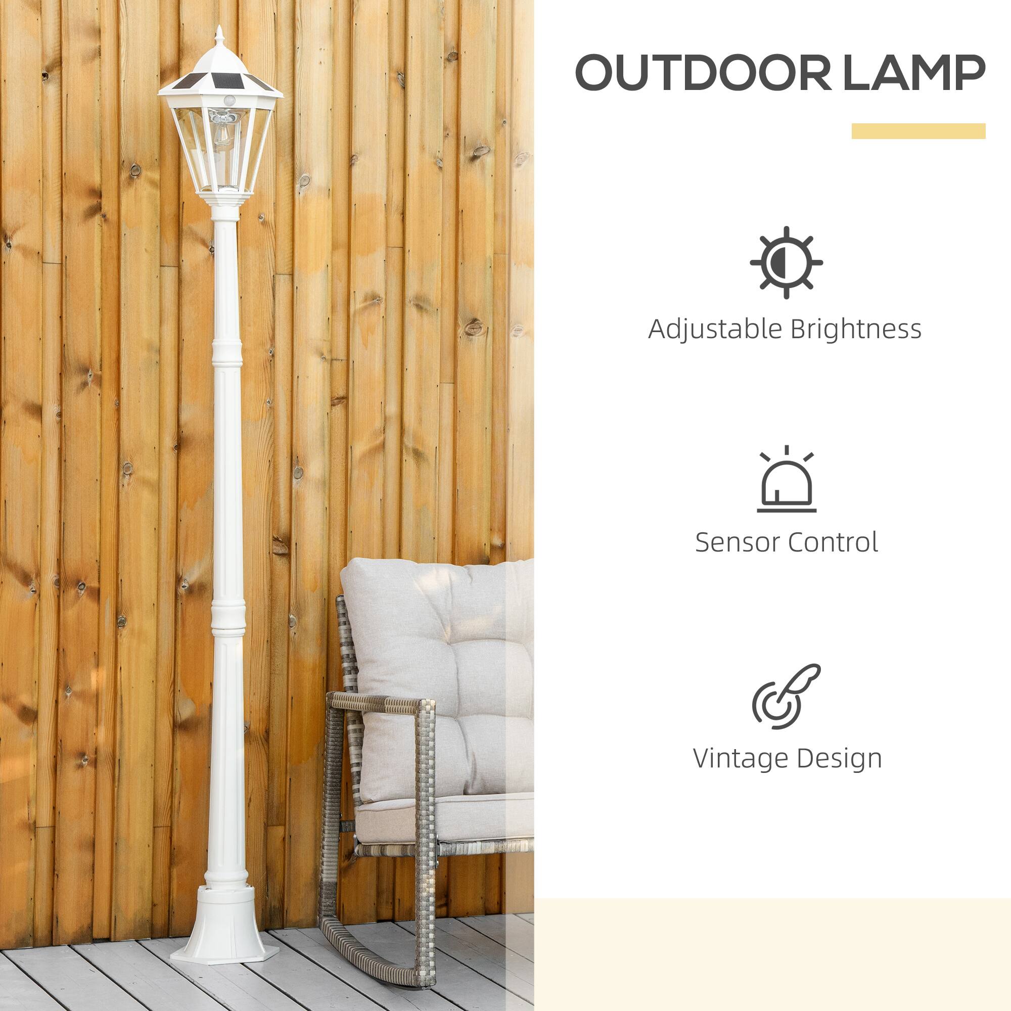OUTDOOR LAMP
Adjustable Brightness
Sensor Control
Vintage Design