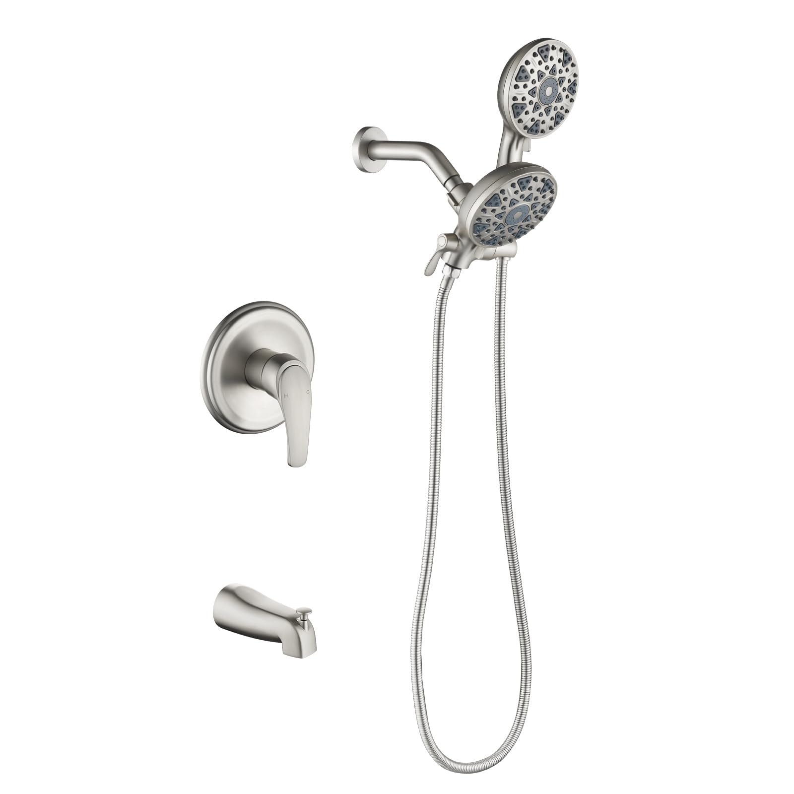 Brushed Nickel-With tub spout