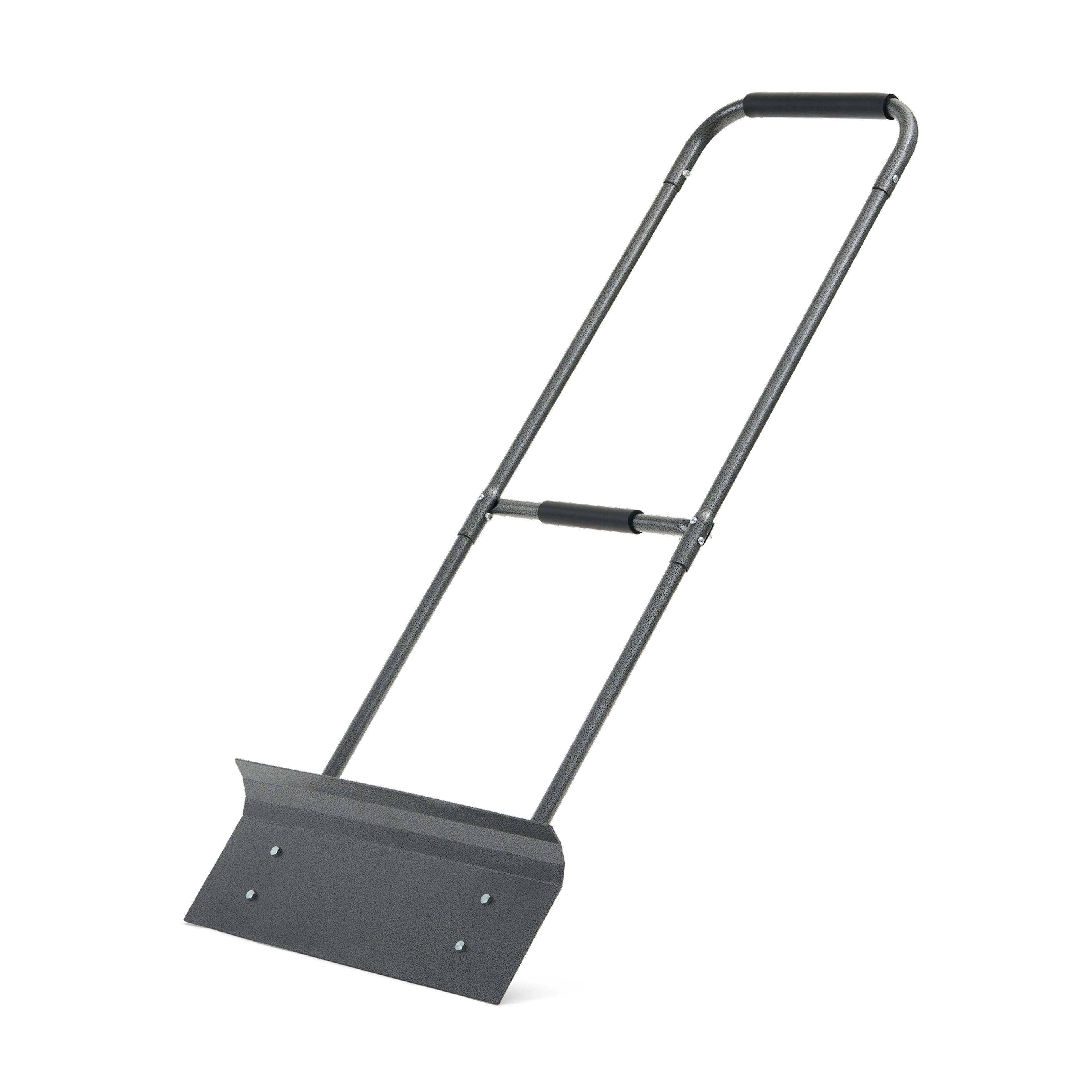 Front. Yard Butler - Snowplow Push Shovel - No-Bend Snow Shovel, Cushioned Grips, Steel Construction ISPP-24.