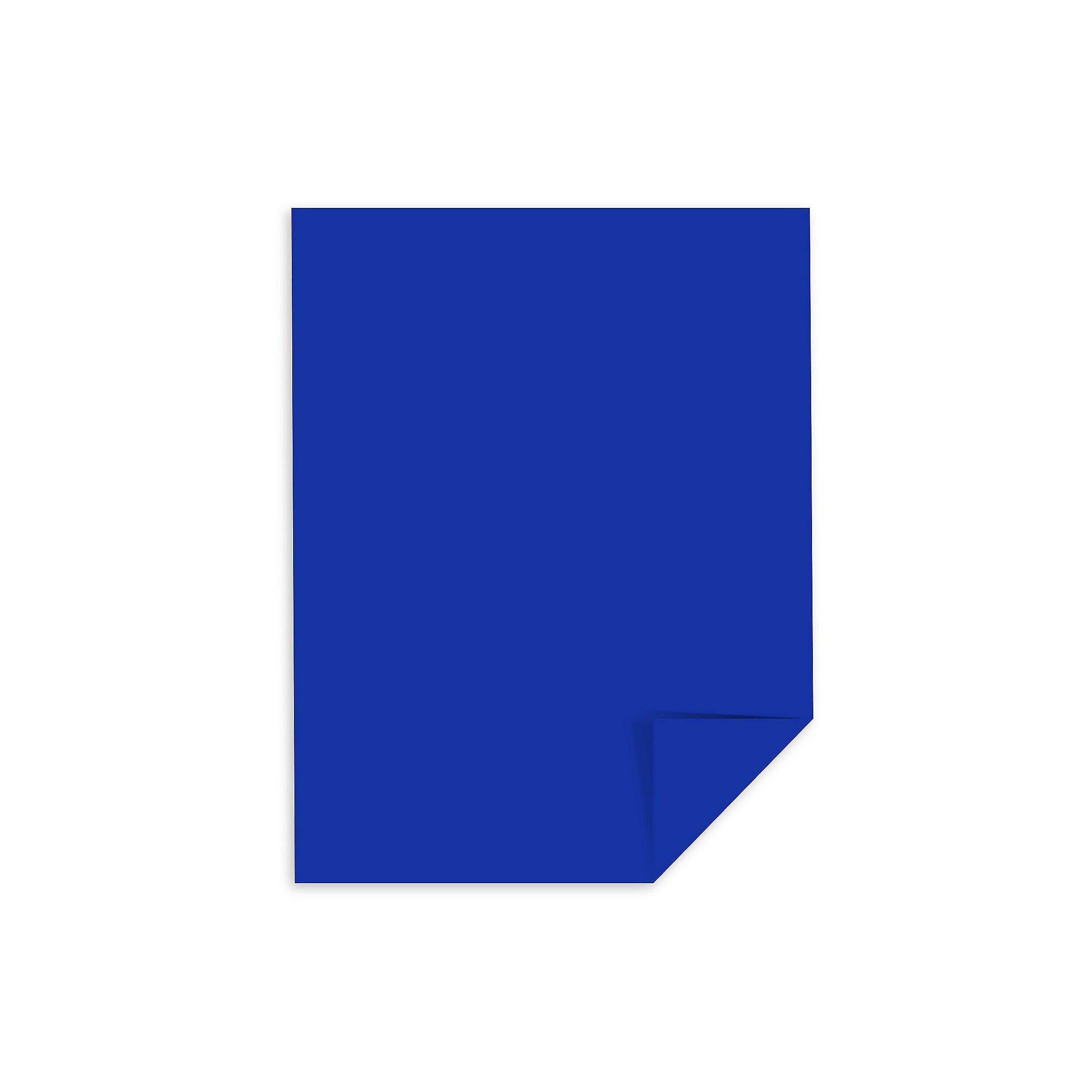 Front. Astrobrights - Astrobrights 65 lb. Cardstock Paper, 8.5" x 11", Blast-Off Blue, 250 Sheets/Pack (WAU21911).