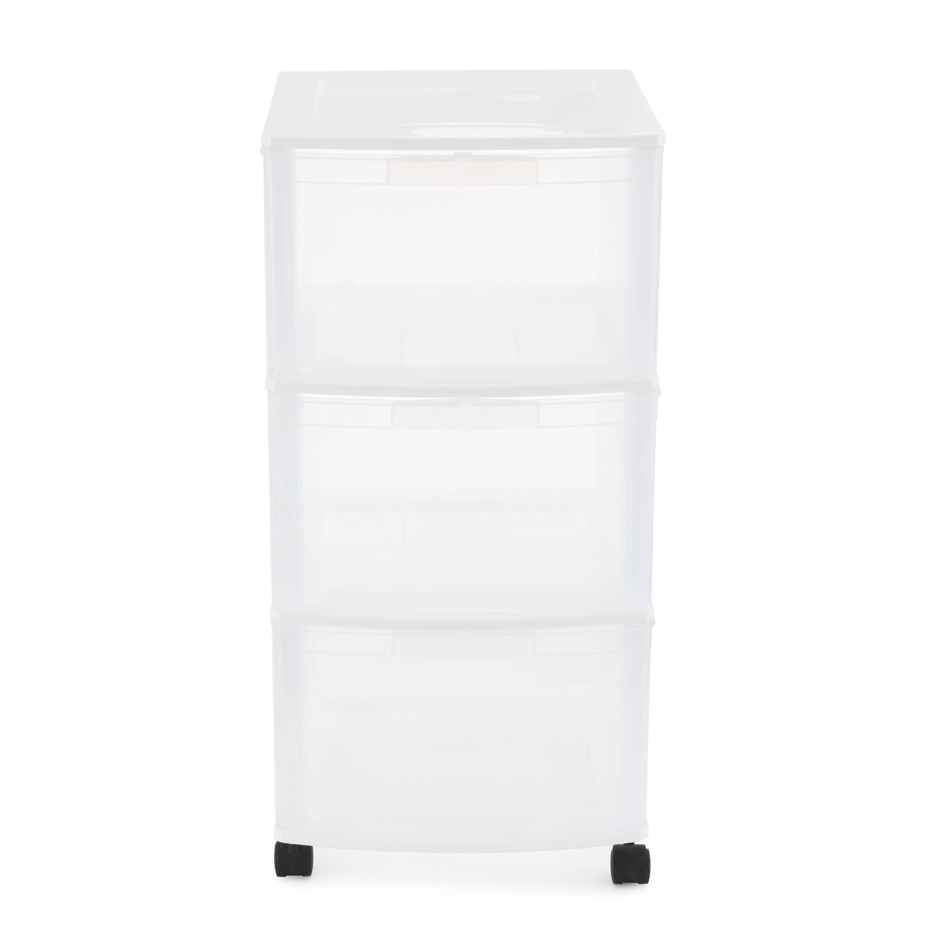 Alt View 5. Gracious Living - Gracious Living Classic 3 Drawer Organizer Plastic Storage Cart w/Wheels(2 Pack).