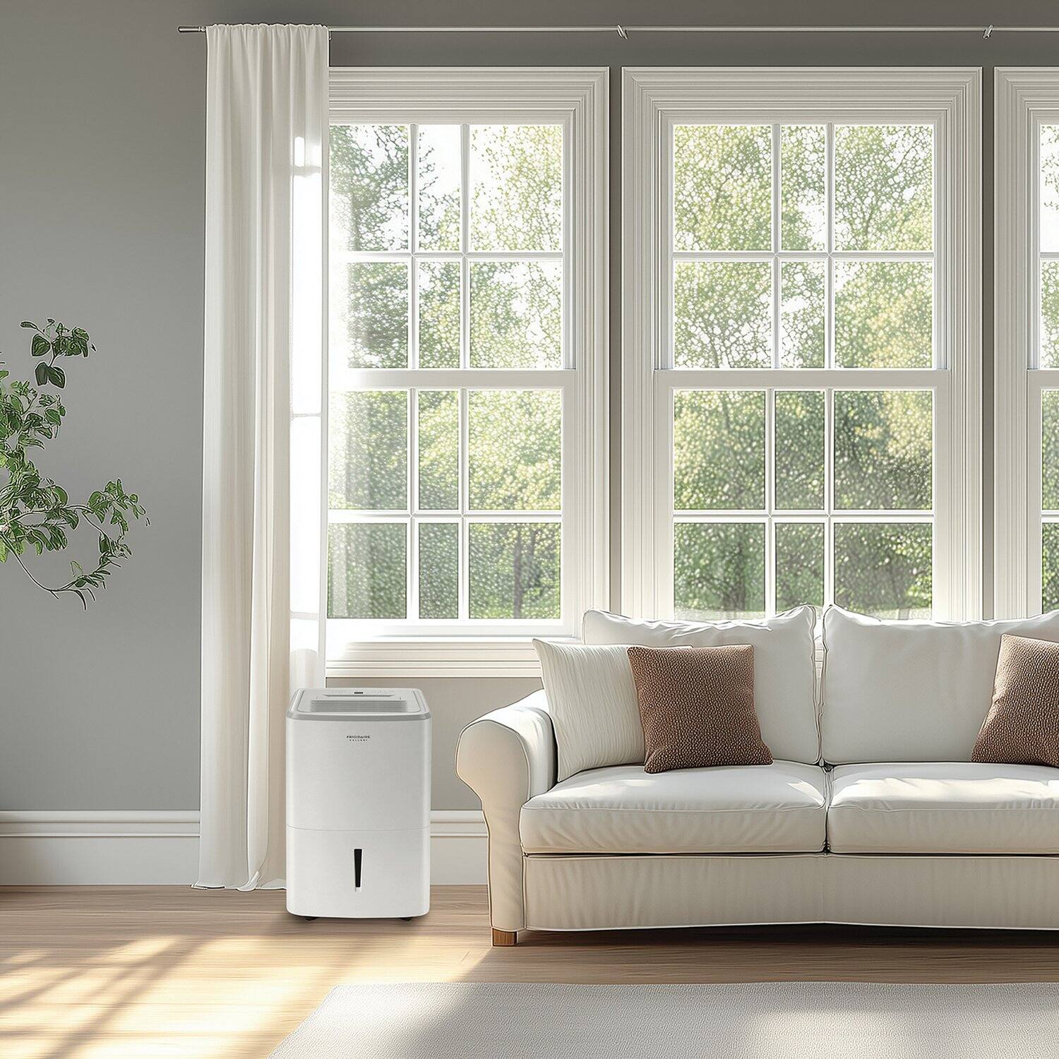 Alt View 21. Frigidaire - Frigidaire 4500 Sq Ft 50 Pint Dehumidifier - White.