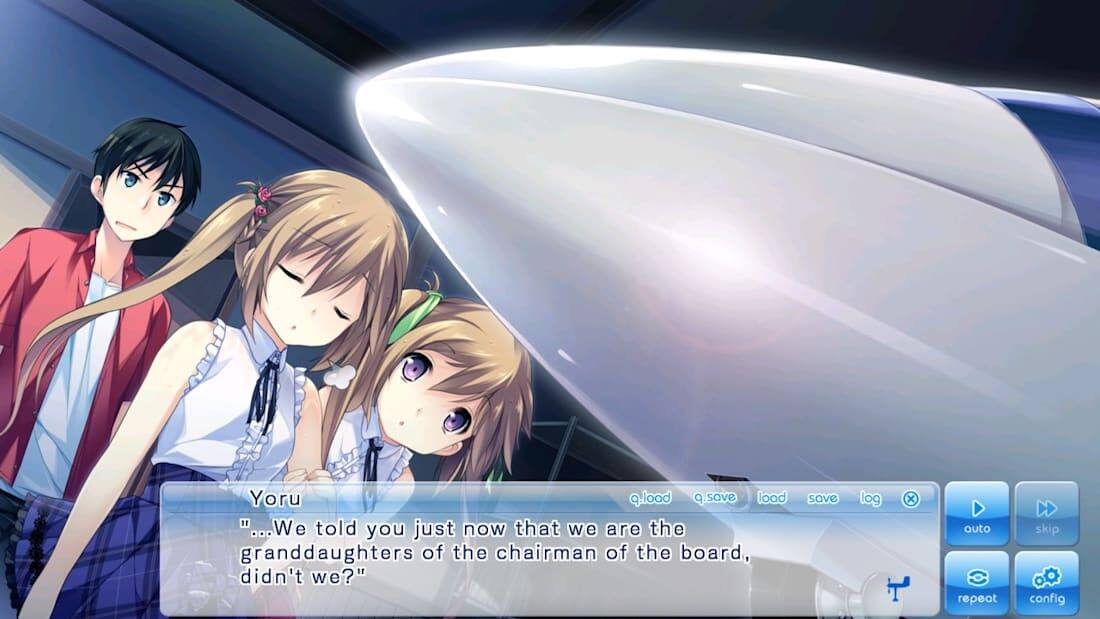 "...We told you just now that we are the granddaughters of the chairman of the board, didn't we?"