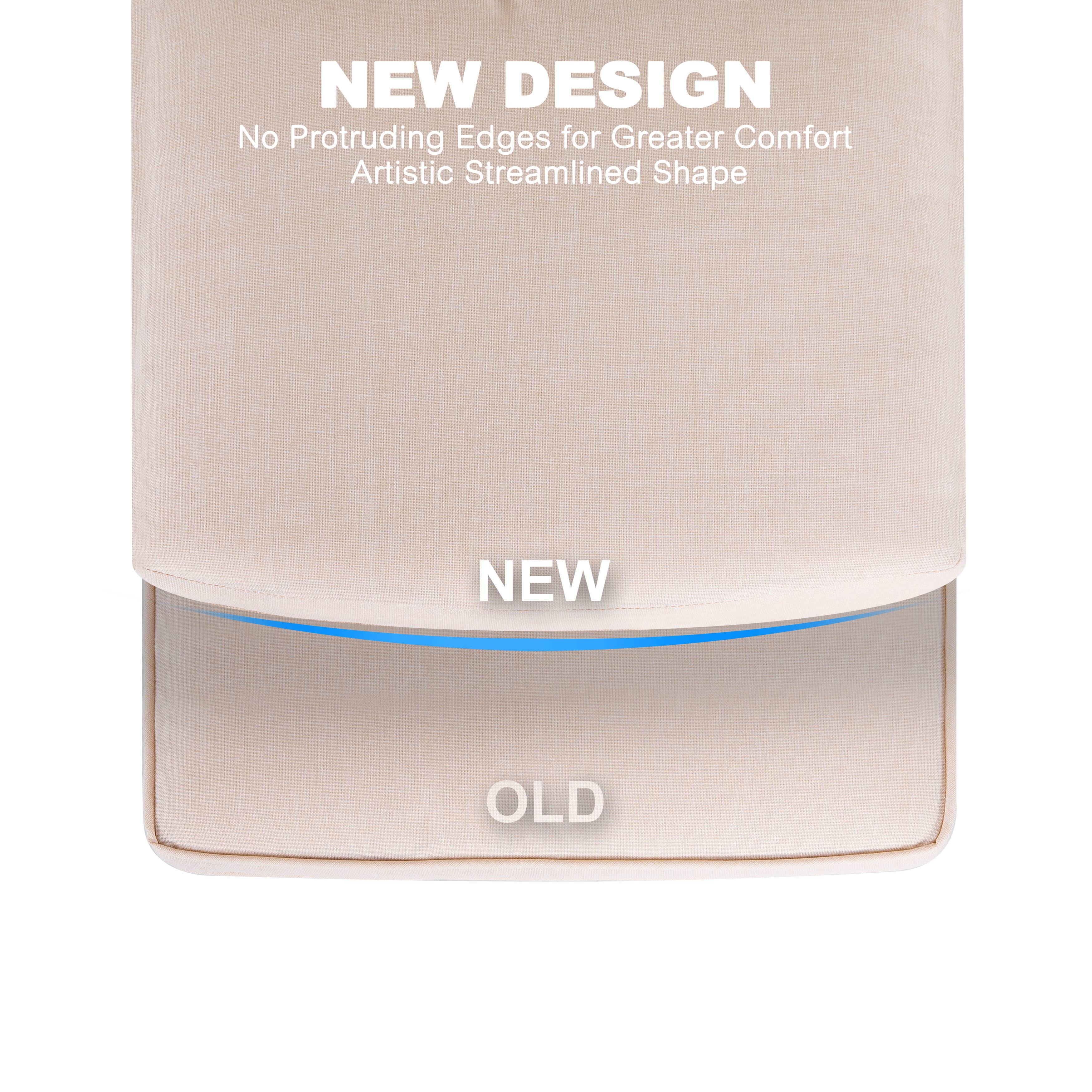 NEW DESIGN  
No Protruding Edges for Greater Comfort  
Artistic Streamlined Shape  

NEW  
OLD