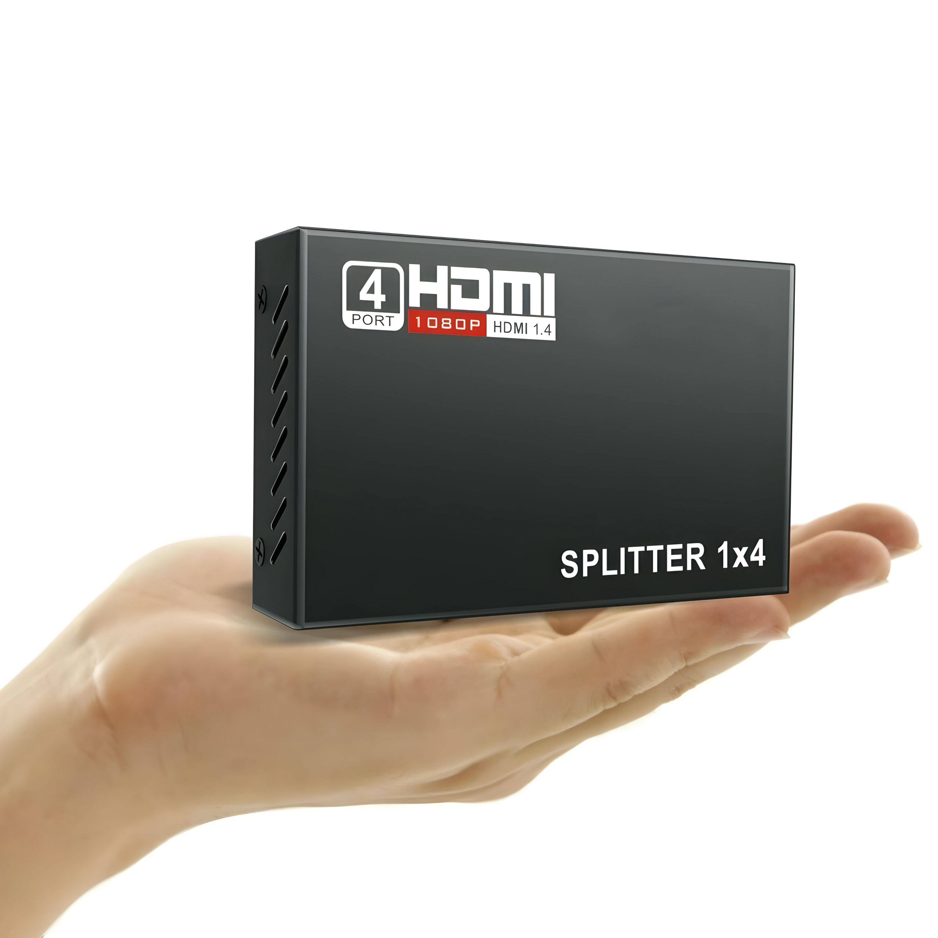 4 PORT 1080P HDMI 1.4  
SPLITTER 1x4