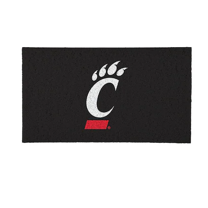 Front. Evergreen Enterprises - Cincinnati Bearcats 16" x 28" Full Color Indoor/Outdoor Logo Turf Mat - Multicolor.