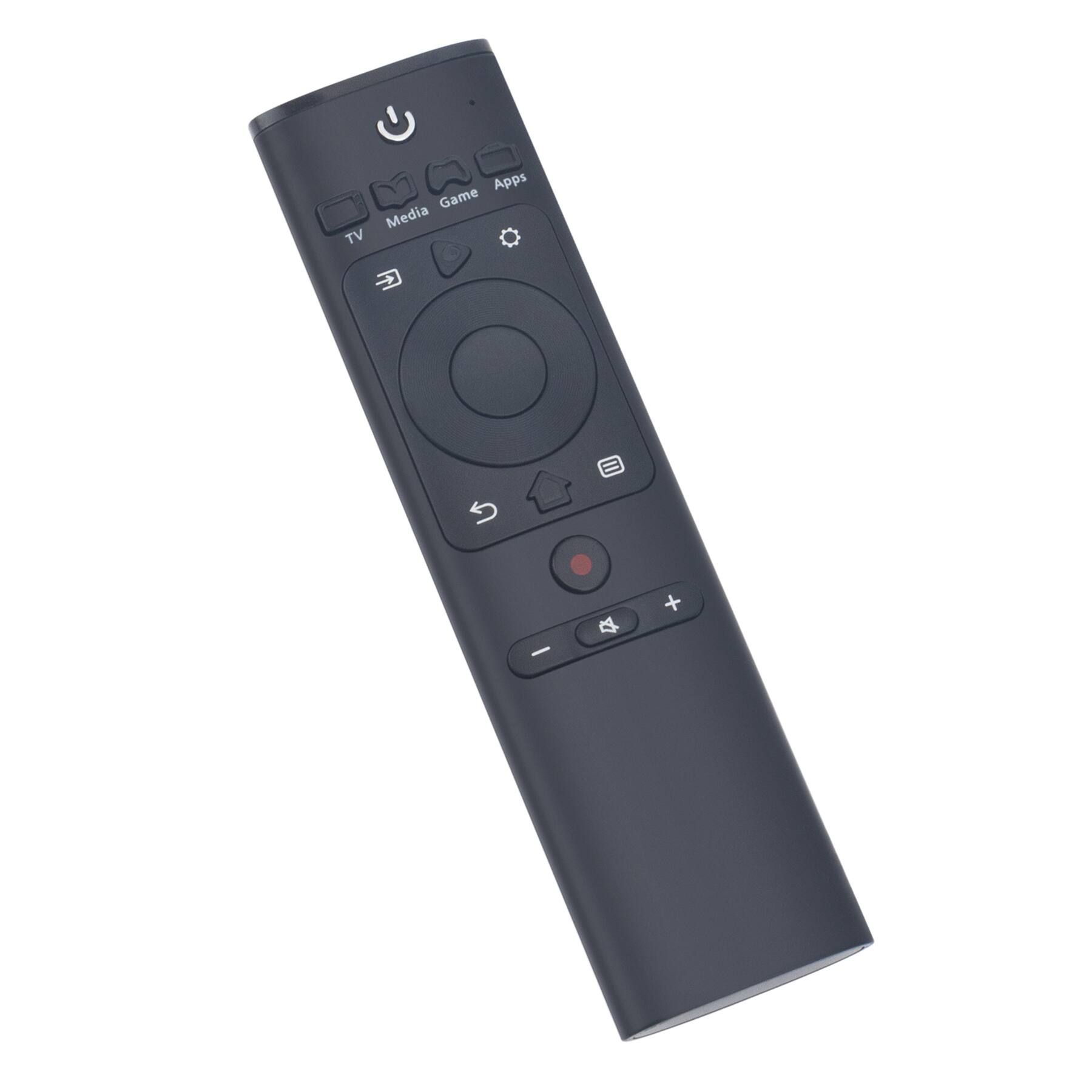 TV Media Game Apps  
+ -  
Red button  
Power button