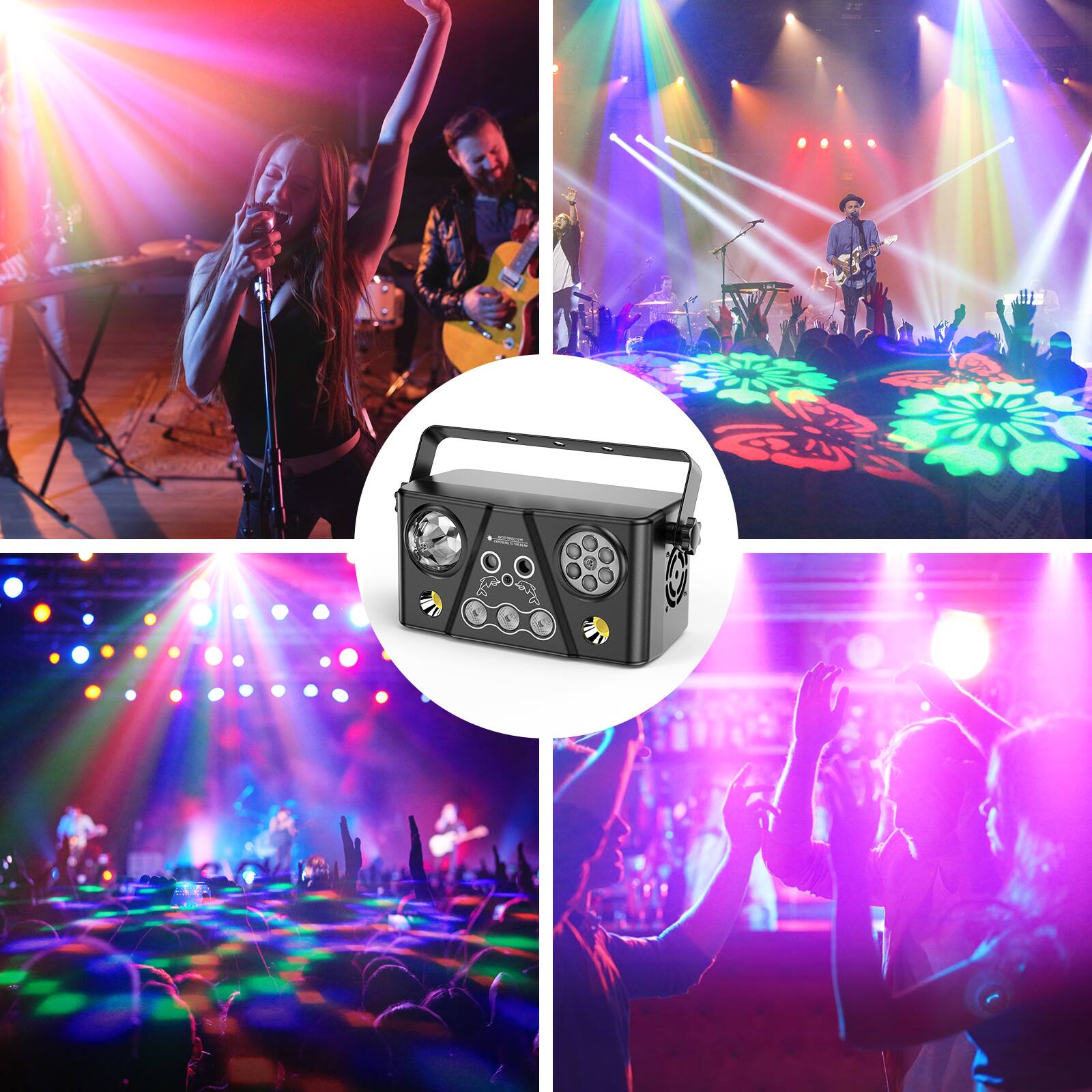 Angle. UKing - RGB LED Laser Projector Beam DMX Strobe DJ Disco Party Stage Laser Effect Lights.