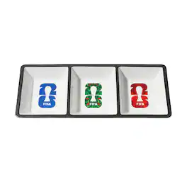Jay Import - FIFA 2026 Melamine 3 Section Dish - Multi