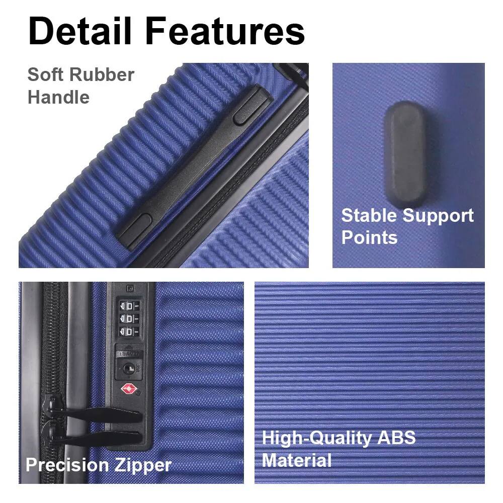 Detail Features

- Soft Rubber Handle
- Stable Support Points
- Precision Zipper
- High-Quality ABS Material