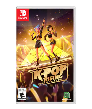 NINTENDO SWITCH
K-POP DREAM RISING TO SHINE
ENFANTS et ADULTES
E (ESRB)
MICROIDS - E (Everyone)