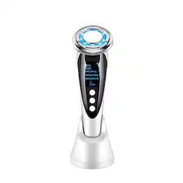 Cluzine - Facial Massager, 7-in-1 Skin Care Device with EMS, Hot/Cold Therapy, Red/Blue Light, USB Rechargeable
