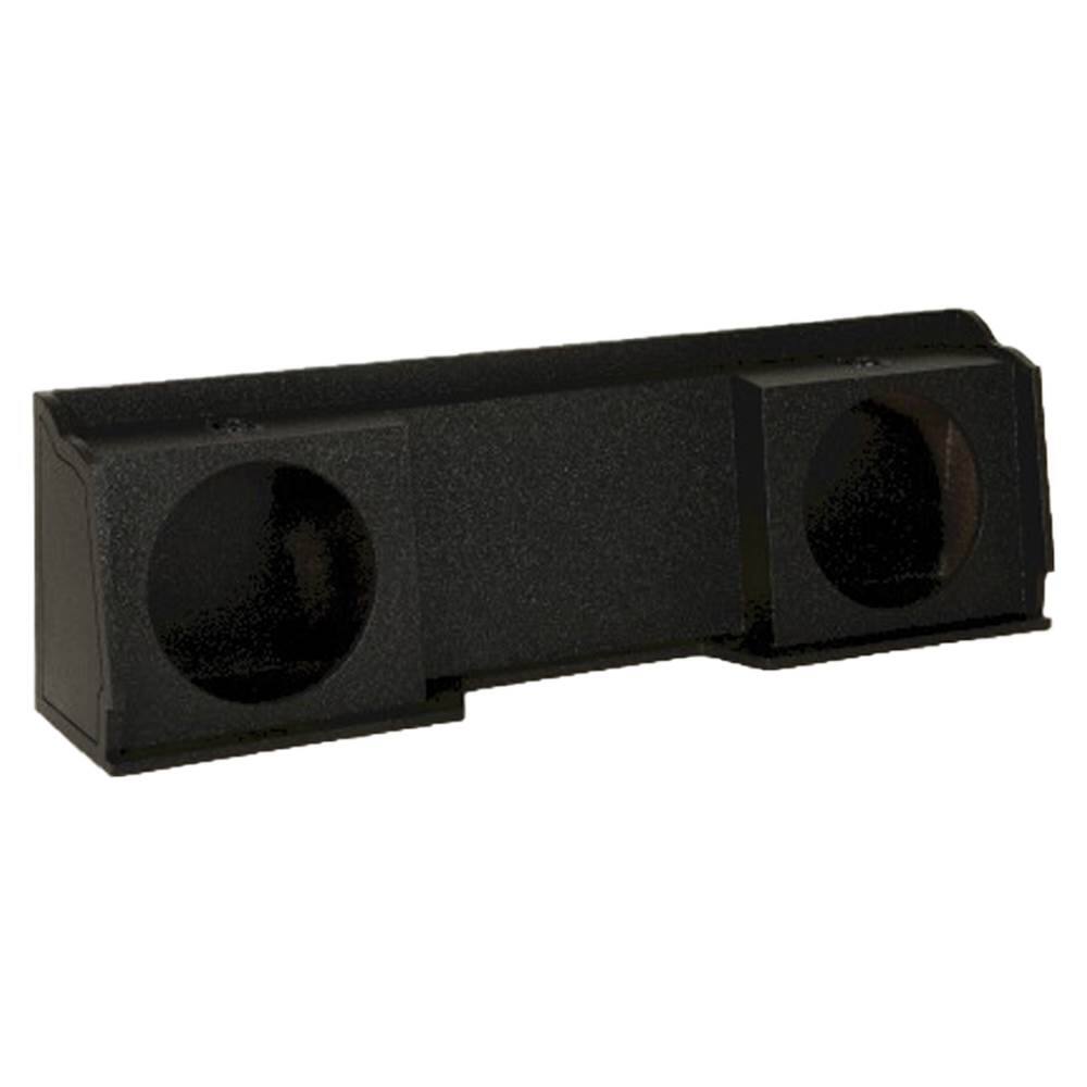 Alt View 1. QPower - QPower Dual 10" Sub Box for Chevy Silverado & GMC Sierra XCab Classic 1999-2006 - Charcoal Black.