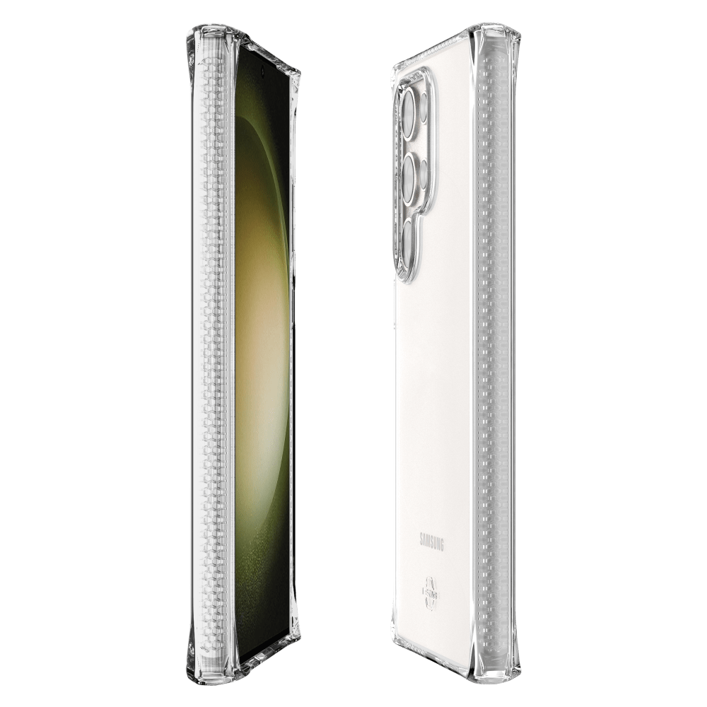 Alt View 2. Itskins - ITSKINS Spectrum_R Clear Series Case for Samsung Galaxy S24 Ultra - Transparent - Clear.