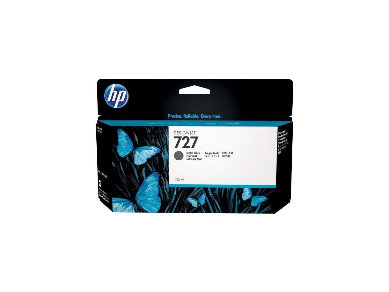 hp Precise. Reliable. Every time.  
DESIGNJET 727  
Matte Black  
Negro Mate  
Noir Mat  
Schwarz Matt  
130 ml