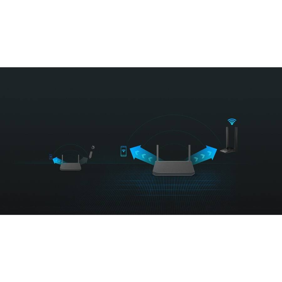 Alt View 8. TP-Link - TP-Link Archer T4U Plus - IEEE 802.11ac Dual Band Wi-Fi Adapter for Desktop Computer/Notebook/Wireless Router - USB 3.0 - Unknown.