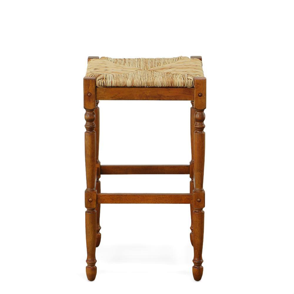 Alt View 3. Carolina Chair & Table - Hawthorne 29" Barstool - Walnut - Walnut, Natural.