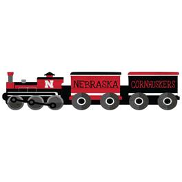 Fan Creations - Nebraska Huskers 6'' x 24'' Train Cutout Sign - Multicolor
